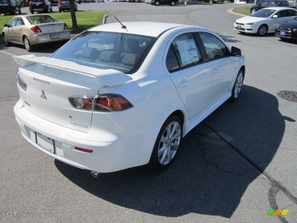 2012 Lancer GT - Wicked White / Black photo #5