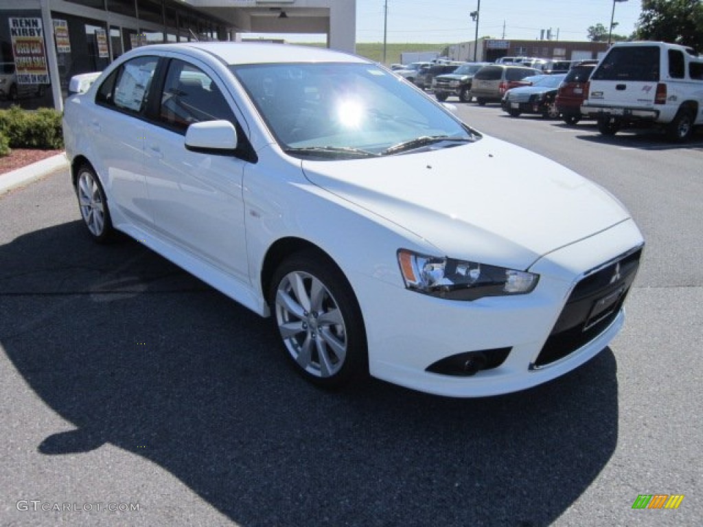 2012 Lancer GT - Wicked White / Black photo #7