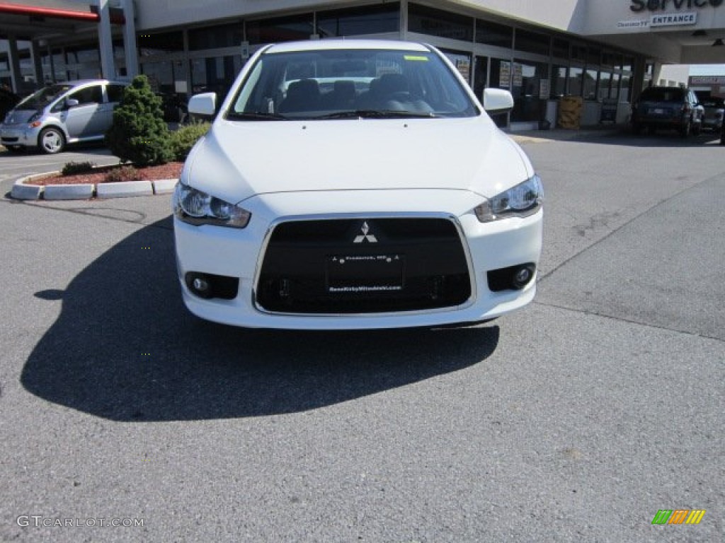 2012 Lancer GT - Wicked White / Black photo #8