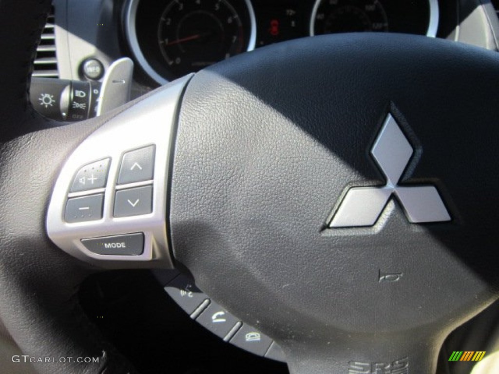 2012 Lancer GT - Wicked White / Black photo #15