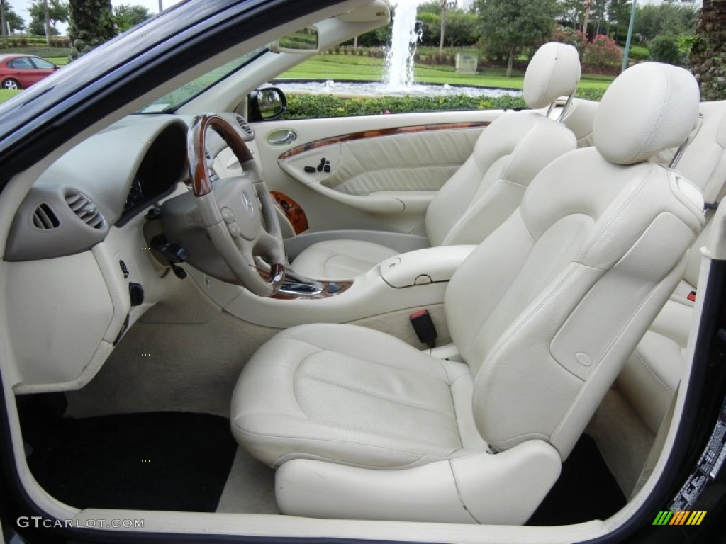 Ash Interior 2004 Mercedes-Benz CLK 500 Cabriolet Photo #66351176