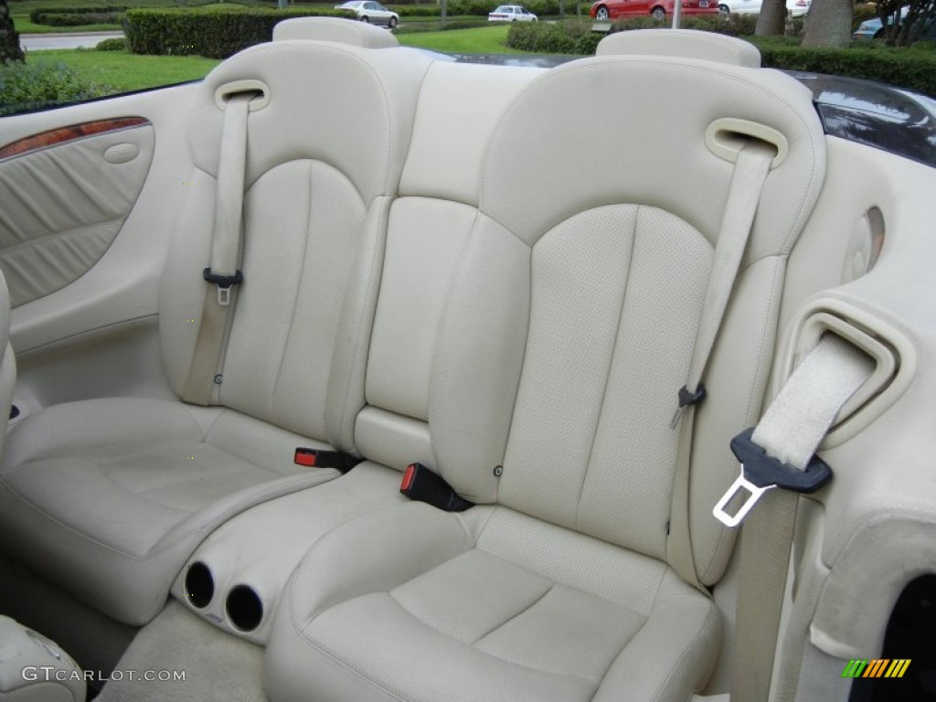 2004 Mercedes-Benz CLK 500 Cabriolet Rear Seat Photo #66351218