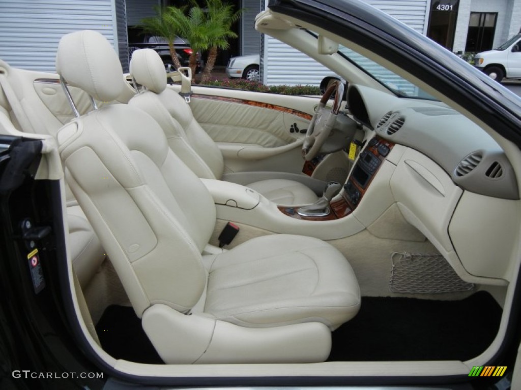 Ash Interior 2004 Mercedes-Benz CLK 500 Cabriolet Photo #66351233