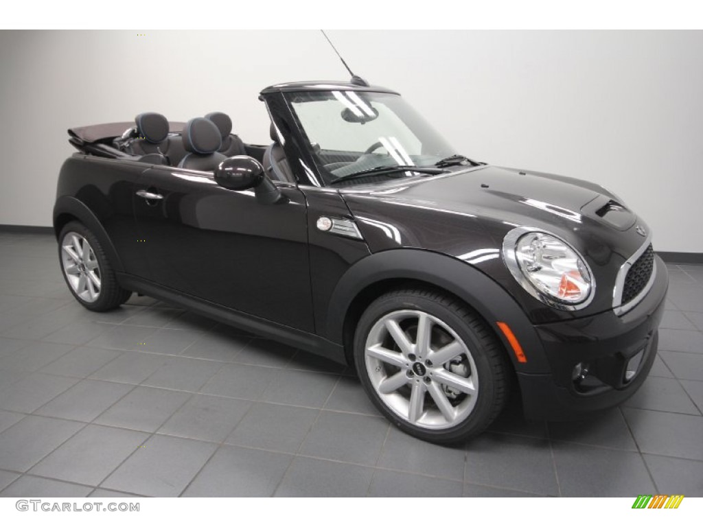 2012 Cooper S Convertible Highgate Package - Ice Chocolate Metallic / Dark Truffle Lounge Leather photo #1
