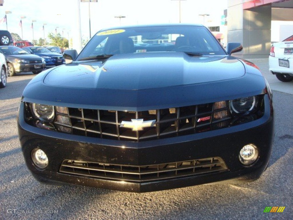 2011 Camaro LT/RS Coupe - Black / Black photo #8