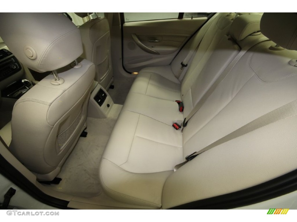 Oyster/Dark Oyster Interior 2012 BMW 3 Series 328i Sedan Photo #66353879