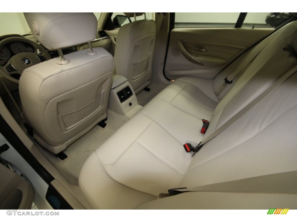 Oyster/Dark Oyster Interior 2012 BMW 3 Series 328i Sedan Photo #66354026
