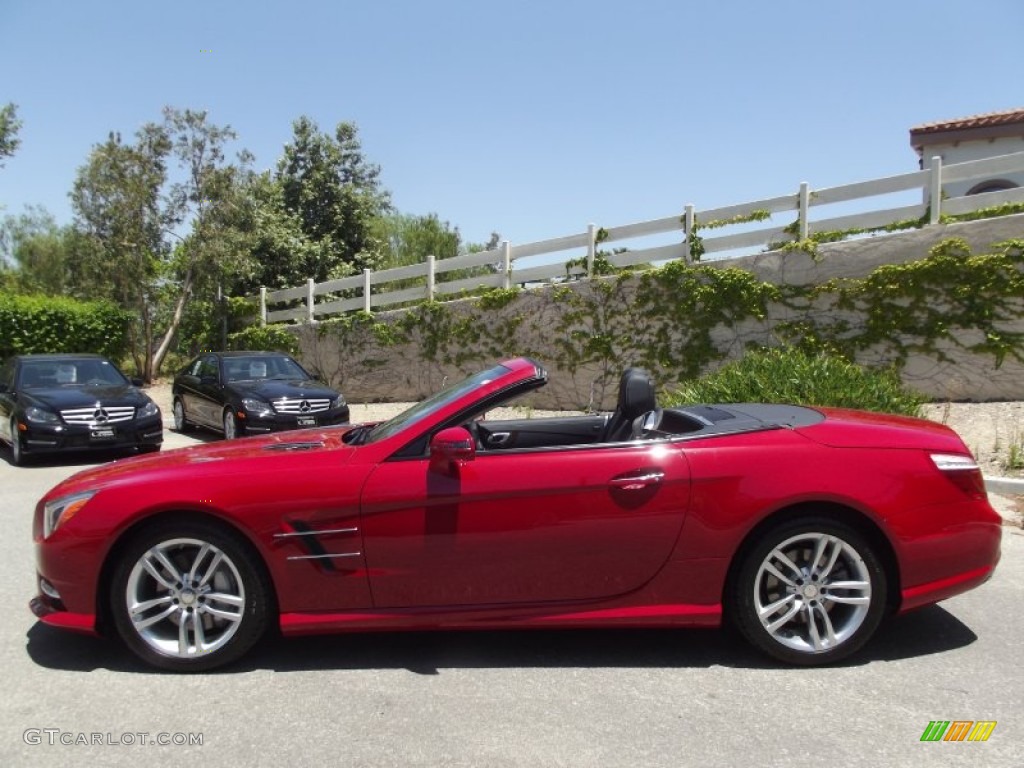 Mars Red 2013 Mercedes-Benz SL 550 Roadster Exterior Photo #66355064