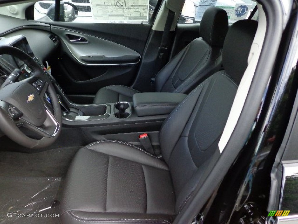 Jet Black/Dark Accents Interior 2012 Chevrolet Volt Hatchback Photo #66355195