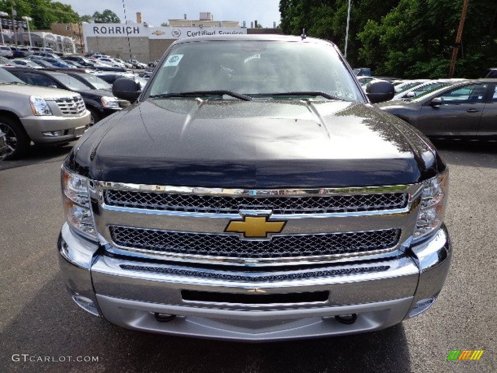 2012 Silverado 1500 LT Extended Cab 4x4 - Black / Ebony photo #6