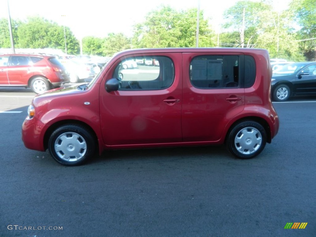 Scarlet Red 2009 Nissan Cube 1.8 S Exterior Photo #66358115