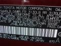  2007 LS 460 Noble Spinel Mica Color Code 3R7
