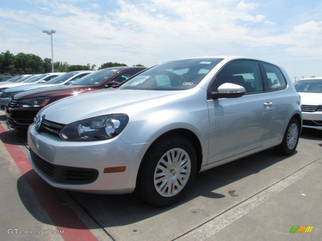 Reflex Silver Metallic 2012 Volkswagen Golf 2 Door Exterior Photo #66359369