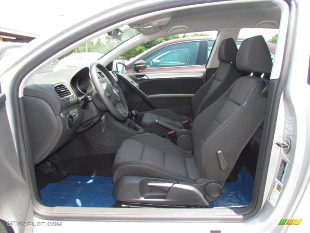 Titan Black Interior 2012 Volkswagen Golf 2 Door Photo #66359378