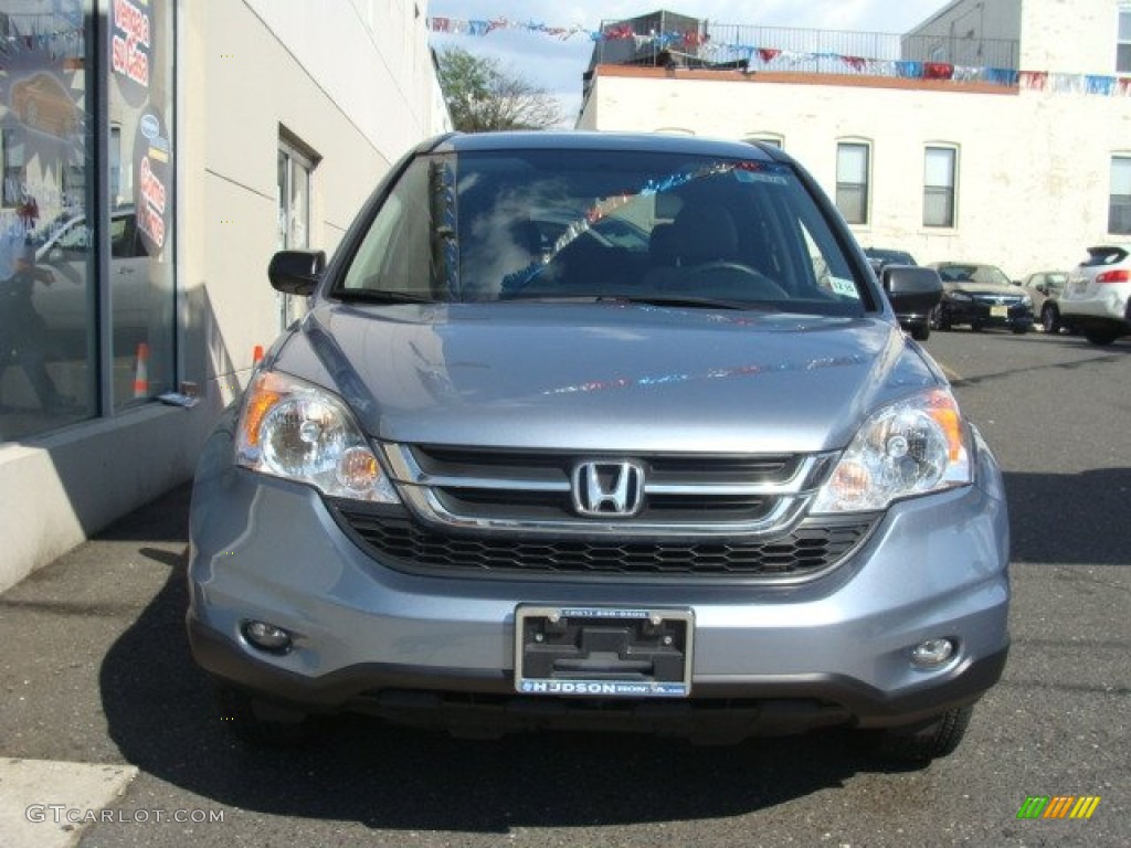 2011 CR-V SE 4WD - Glacier Blue Metallic / Gray photo #2