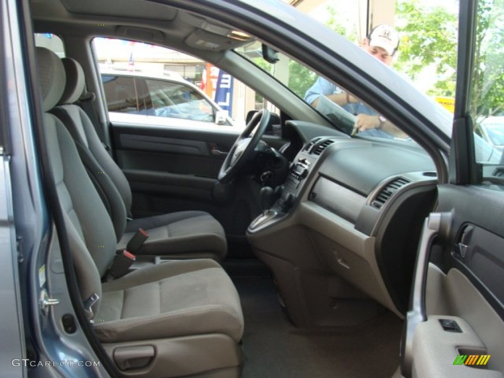 2009 CR-V EX 4WD - Glacier Blue Metallic / Gray photo #8