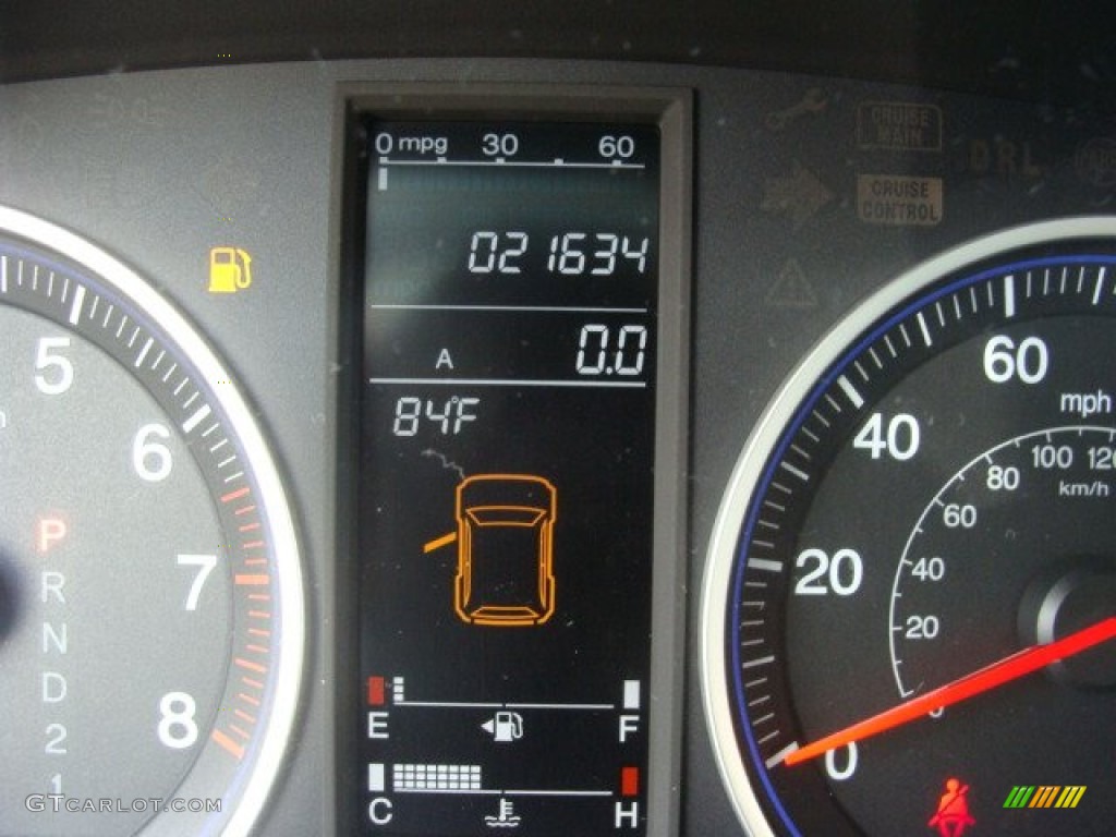 2009 CR-V EX 4WD - Glacier Blue Metallic / Gray photo #11