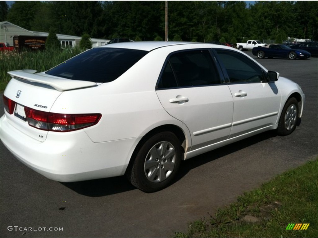 2003 Accord LX Sedan - Taffeta White / Ivory photo #6