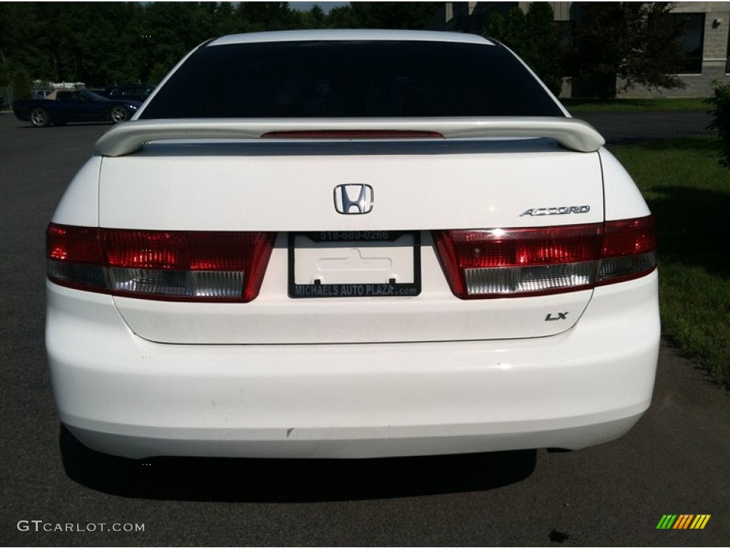 2003 Accord LX Sedan - Taffeta White / Ivory photo #7