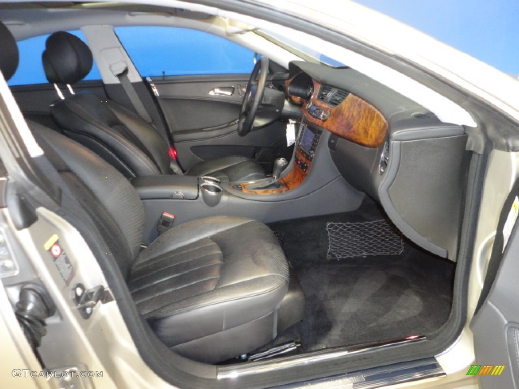 Black Interior 2006 Mercedes-Benz CLS 500 Photo #66365438