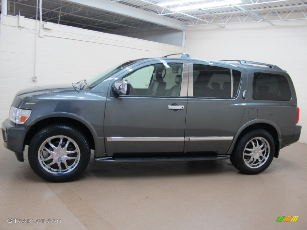 Silver Graphite Gray 2005 Infiniti QX 56 4WD Exterior Photo #66365567