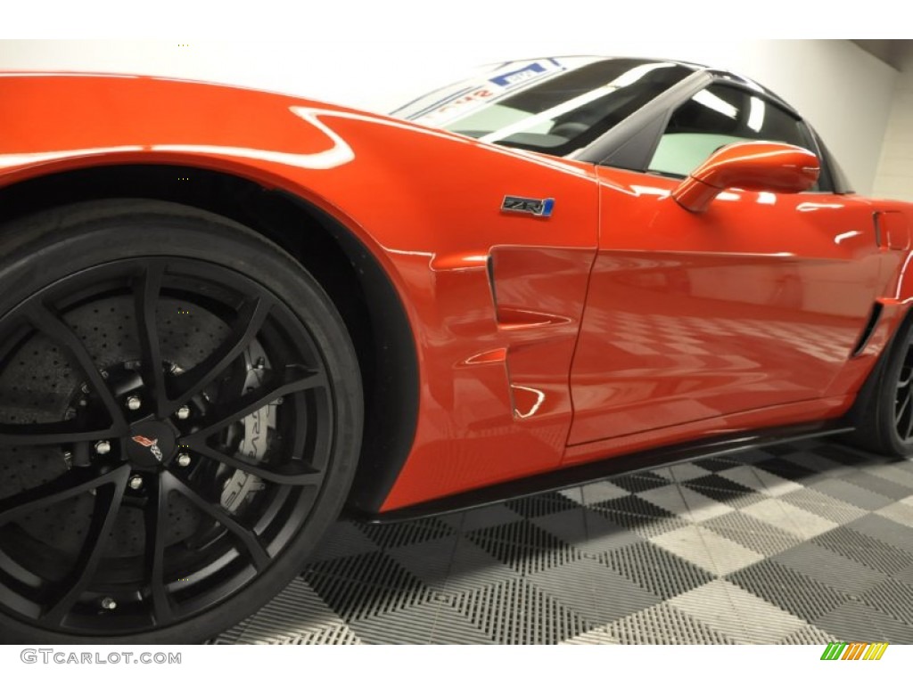 2013 Corvette ZR1 - Inferno Orange Metallic / Ebony photo #2