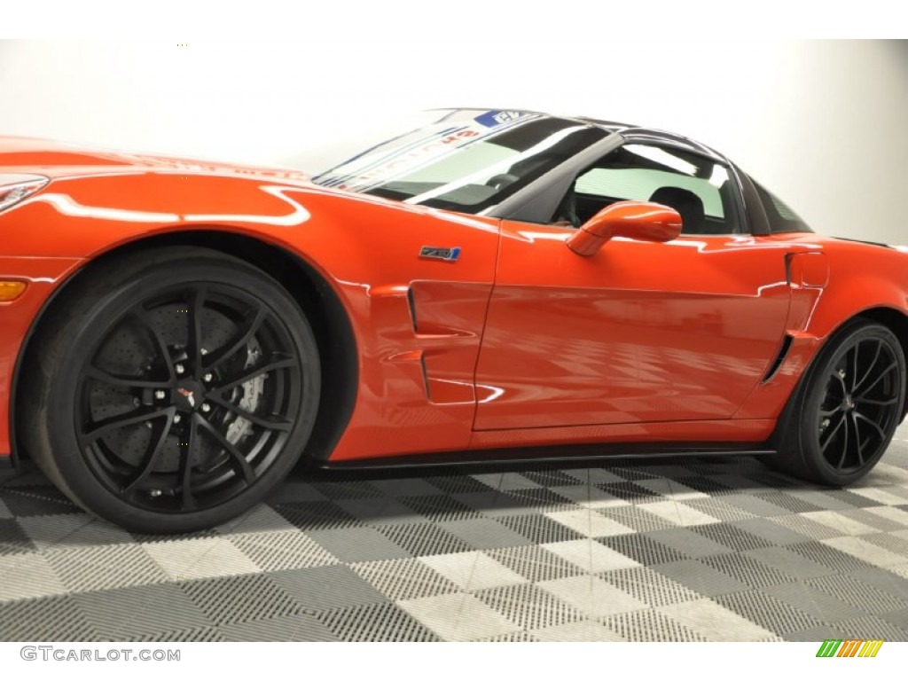2013 Corvette ZR1 - Inferno Orange Metallic / Ebony photo #6