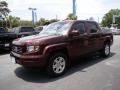 2008 Dark Cherry Pearl Honda Ridgeline RTL  photo #4