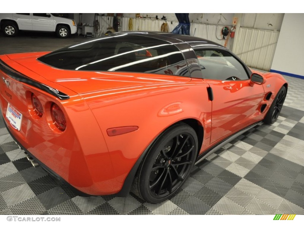 2013 Corvette ZR1 - Inferno Orange Metallic / Ebony photo #24