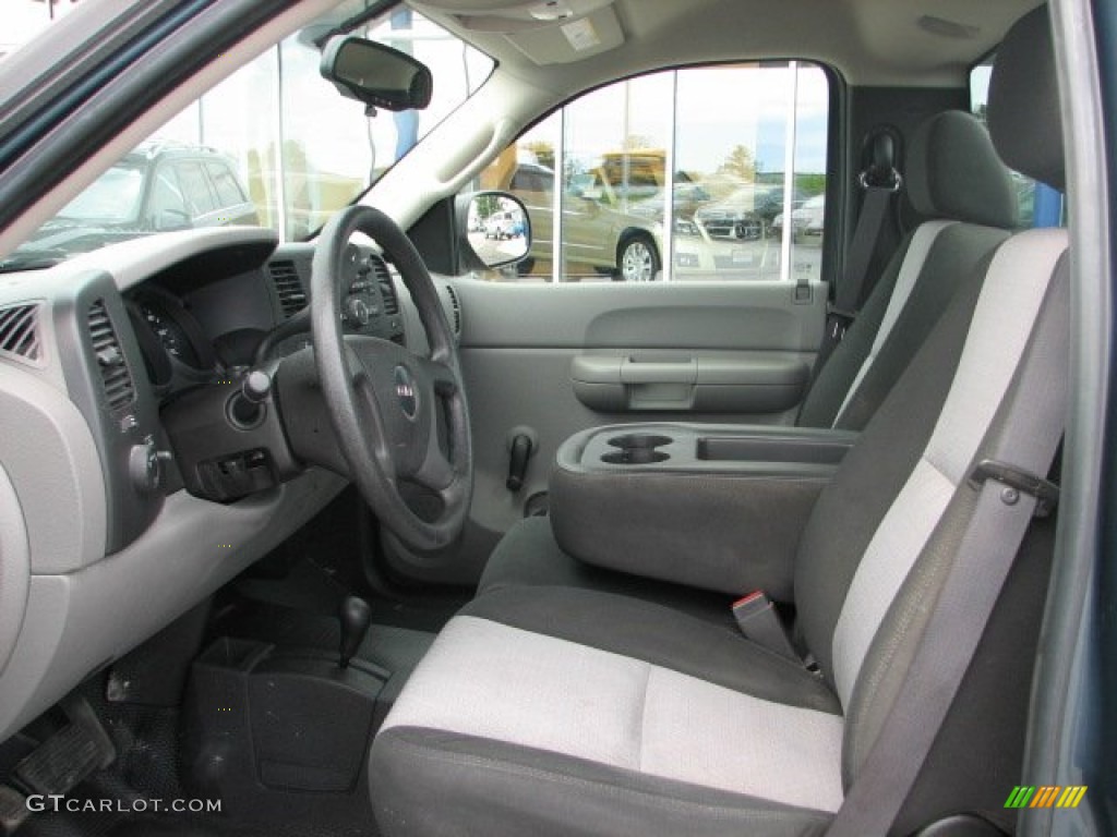 2008 Sierra 1500 Regular Cab 4x4 - Stealth Gray Metallic / Dark Titanium photo #9