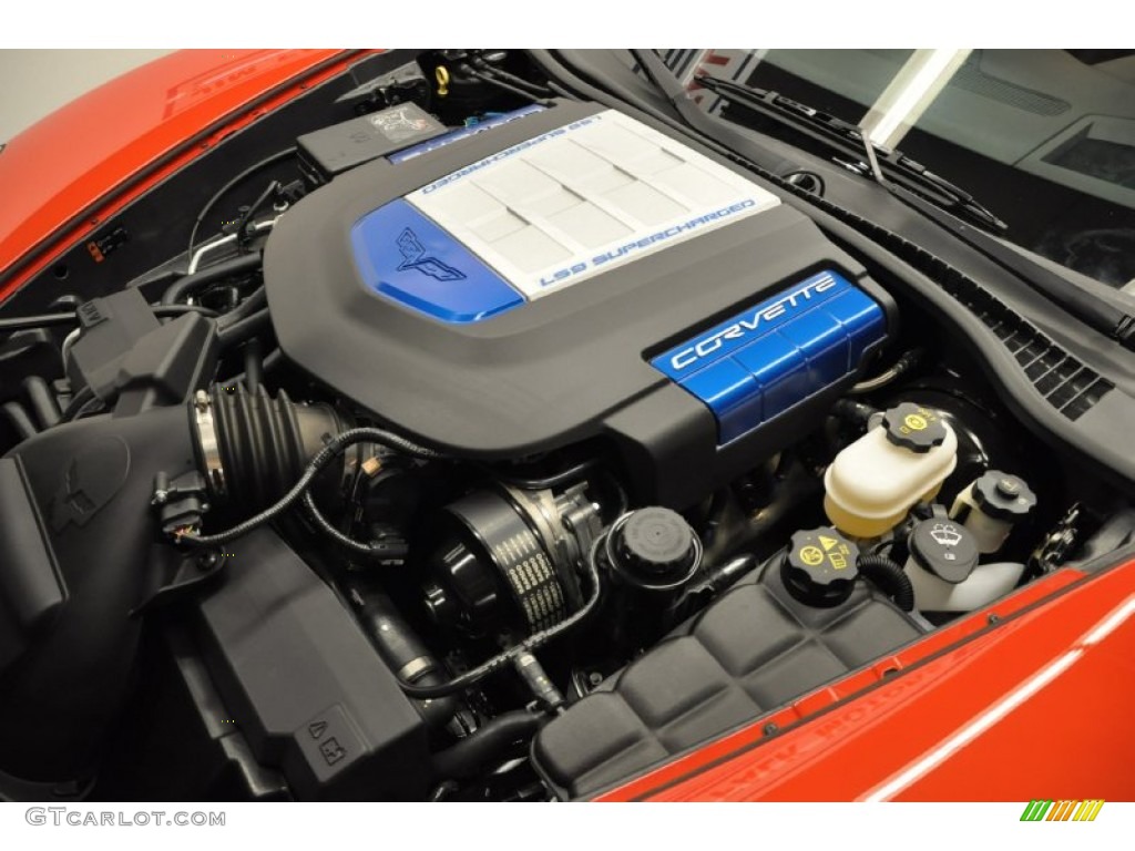 2013 Chevrolet Corvette ZR1 6.2 Liter Supercharged OHV 16-Valve LS9 V8 Engine Photo #66366335
