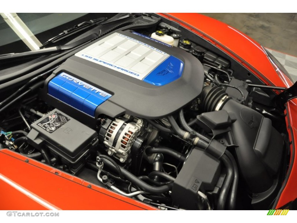 2013 Chevrolet Corvette ZR1 6.2 Liter Supercharged OHV 16-Valve LS9 V8 Engine Photo #66366344