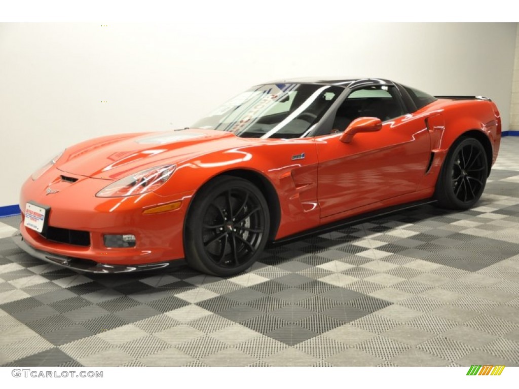 Inferno Orange Metallic 2013 Chevrolet Corvette ZR1 Exterior Photo #66366371