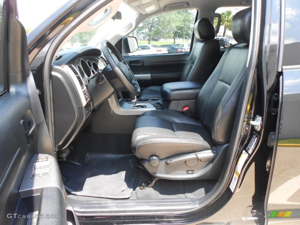 Black Interior 2010 Toyota Tundra TRD Sport Double Cab Photo #66366767