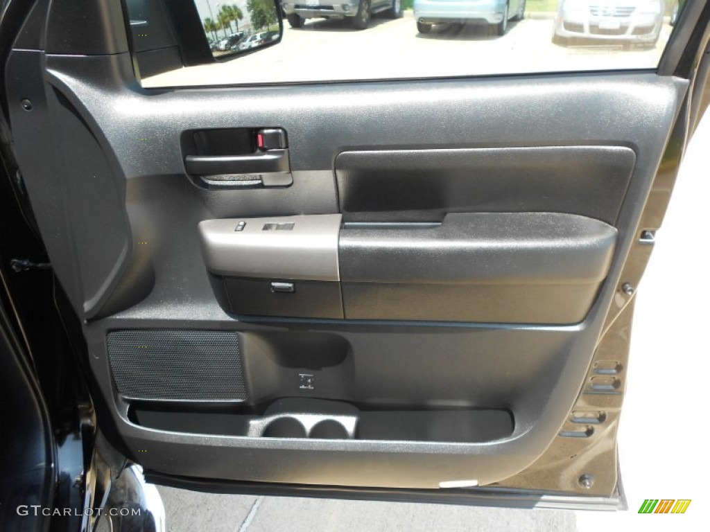 2010 Toyota Tundra TRD Sport Double Cab Black Door Panel Photo #66366785