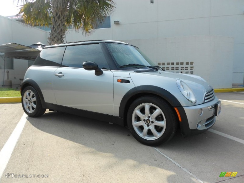 2006 Cooper Hardtop - Pure Silver Metallic / Space Gray/Panther Black photo #1