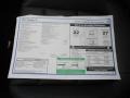 2012 Volkswagen Tiguan LE Window Sticker