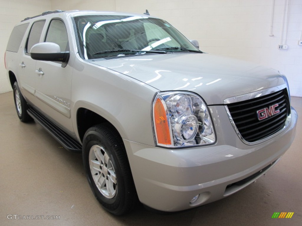 2008 Yukon XL SLT 4x4 - Silver Birch Metallic / Ebony photo #1