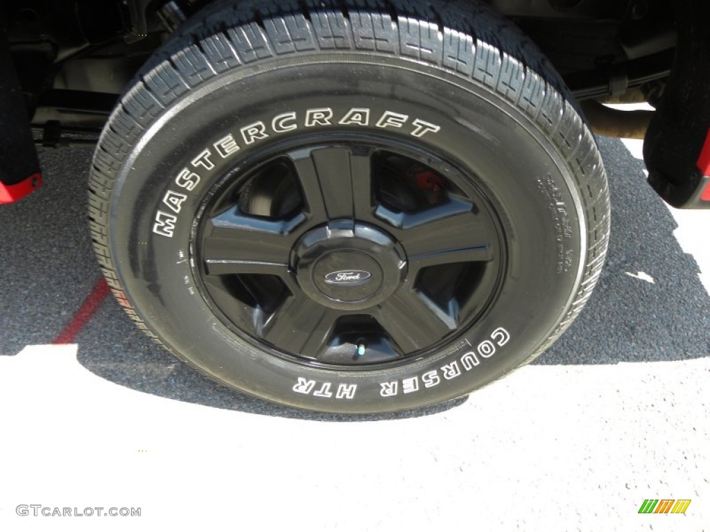 2005 F150 STX Regular Cab Flareside - Bright Red / Medium Flint Grey photo #15