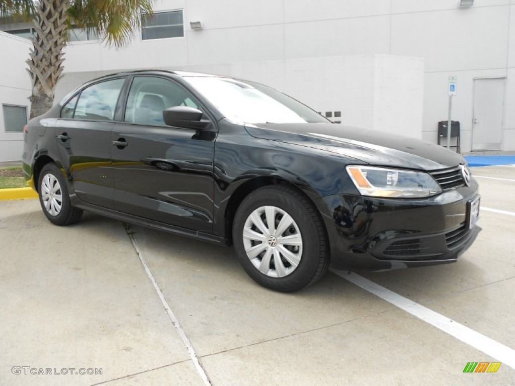 Black 2012 Volkswagen Jetta S Sedan Exterior Photo #66368816