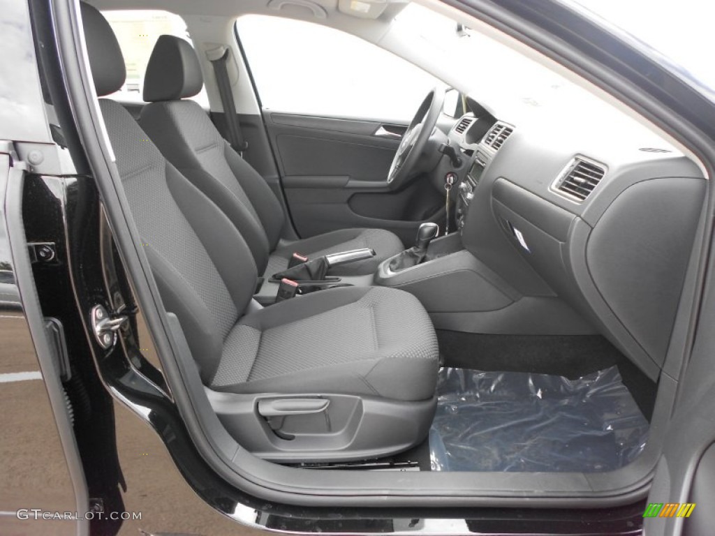 Titan Black Interior 2012 Volkswagen Jetta S Sedan Photo #66368916