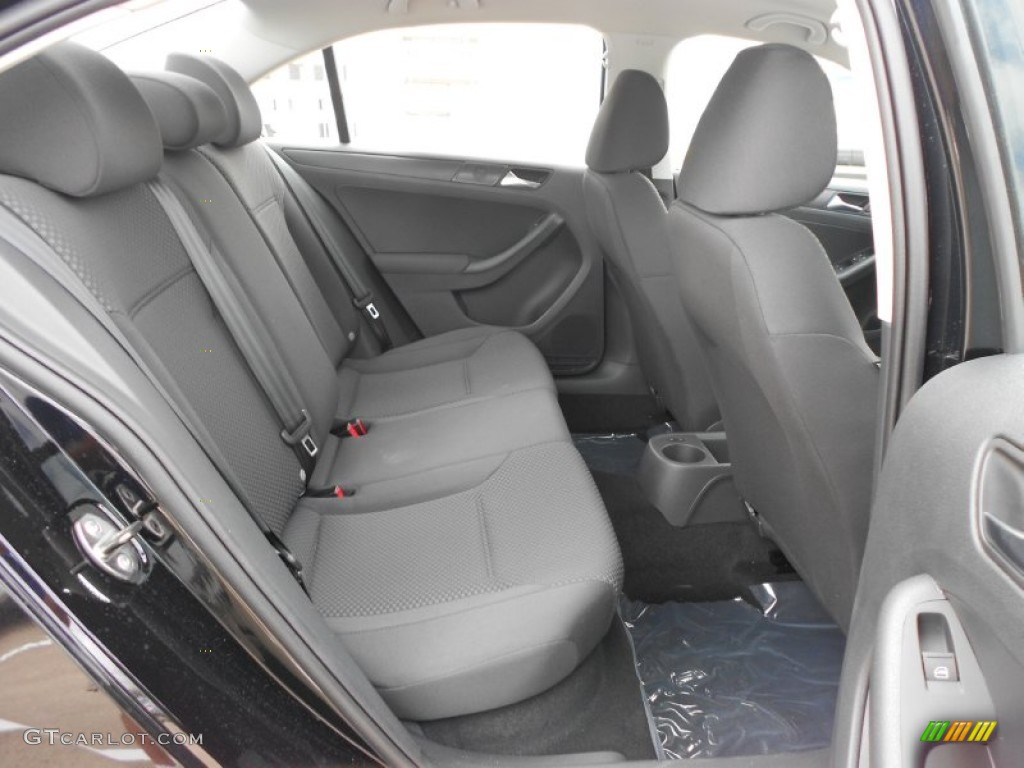 Titan Black Interior 2012 Volkswagen Jetta S Sedan Photo #66368924