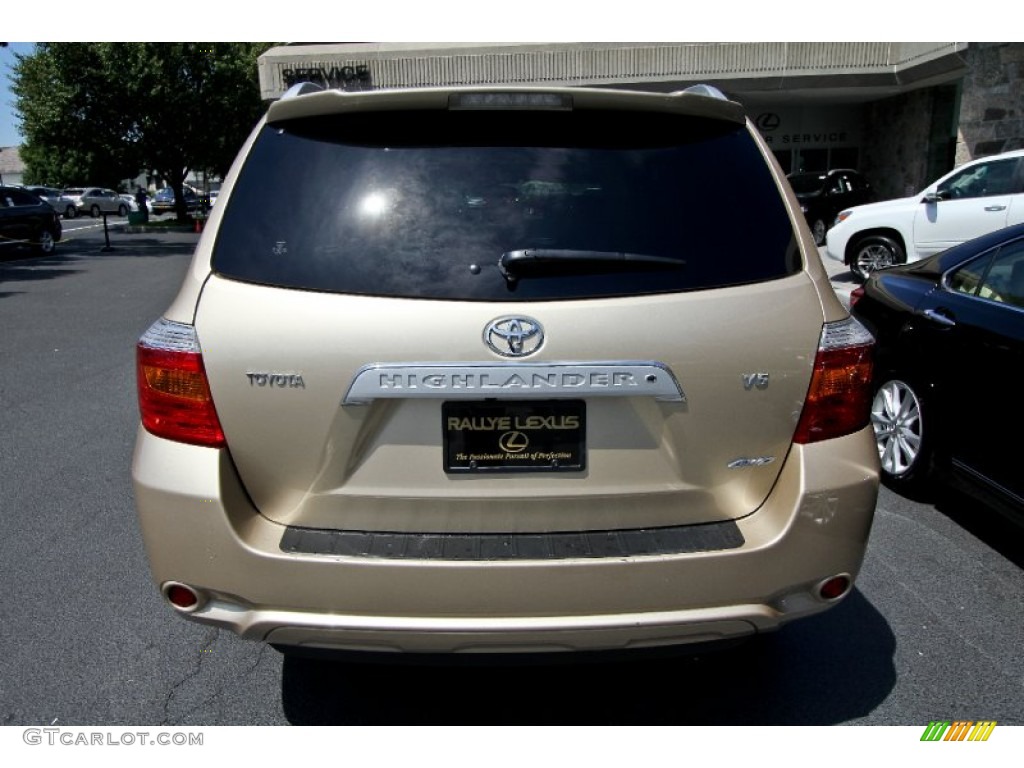 2009 Highlander Limited 4WD - Sandy Beach Metallic / Sand Beige photo #5