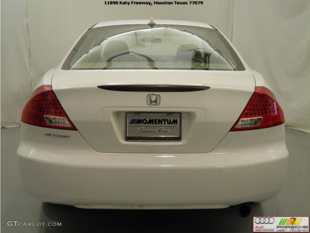 2007 Accord LX Coupe - Taffeta White / Ivory photo #18