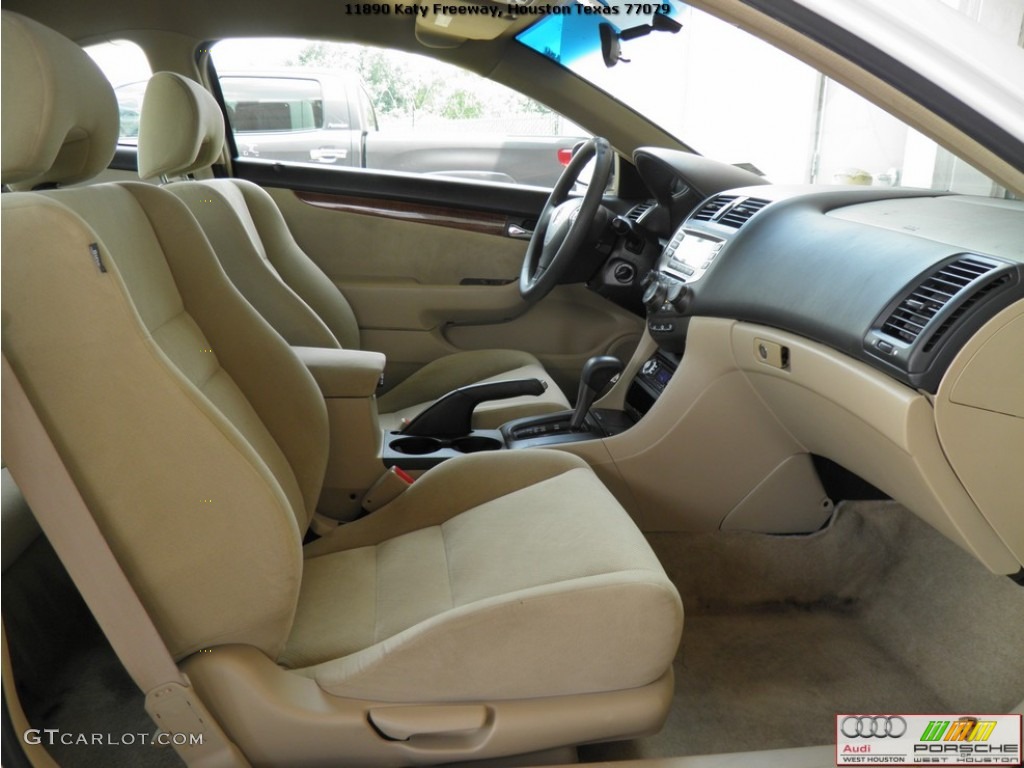 2007 Accord LX Coupe - Taffeta White / Ivory photo #22