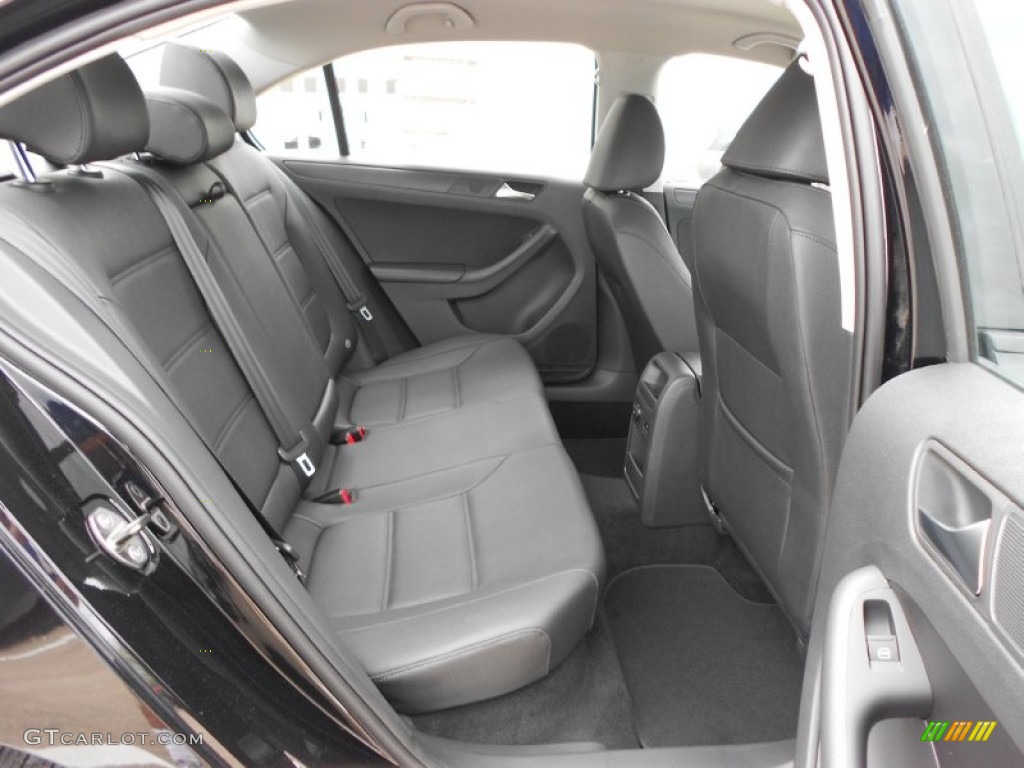 2012 Volkswagen Jetta TDI Sedan Rear Seat Photo #66371513