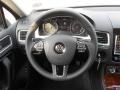 Black Anthracite 2012 Volkswagen Touareg TDI Lux 4XMotion Steering Wheel