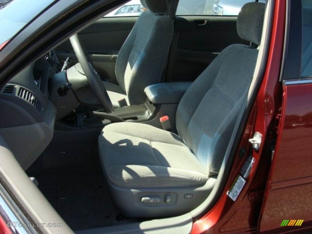 2004 Camry LE V6 - Salsa Red Pearl / Stone photo #8