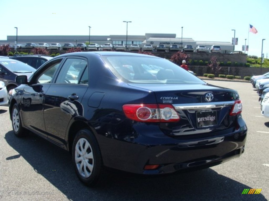 2011 Corolla LE - Nautical Blue Metallic / Ash photo #4
