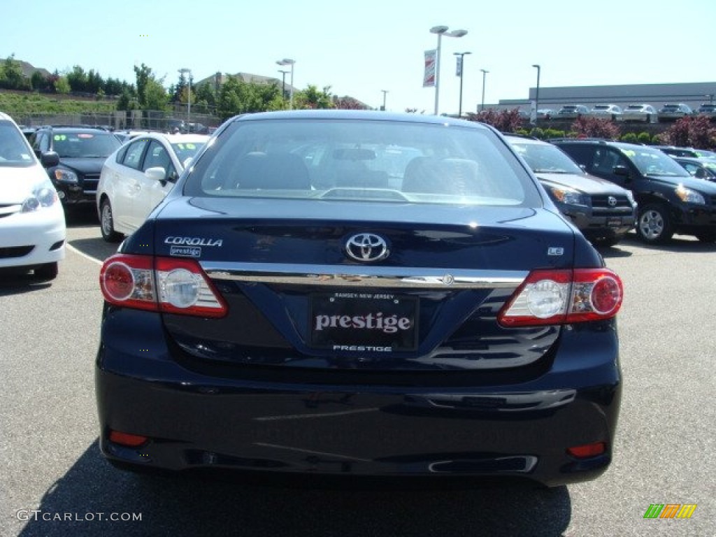 2011 Corolla LE - Nautical Blue Metallic / Ash photo #5